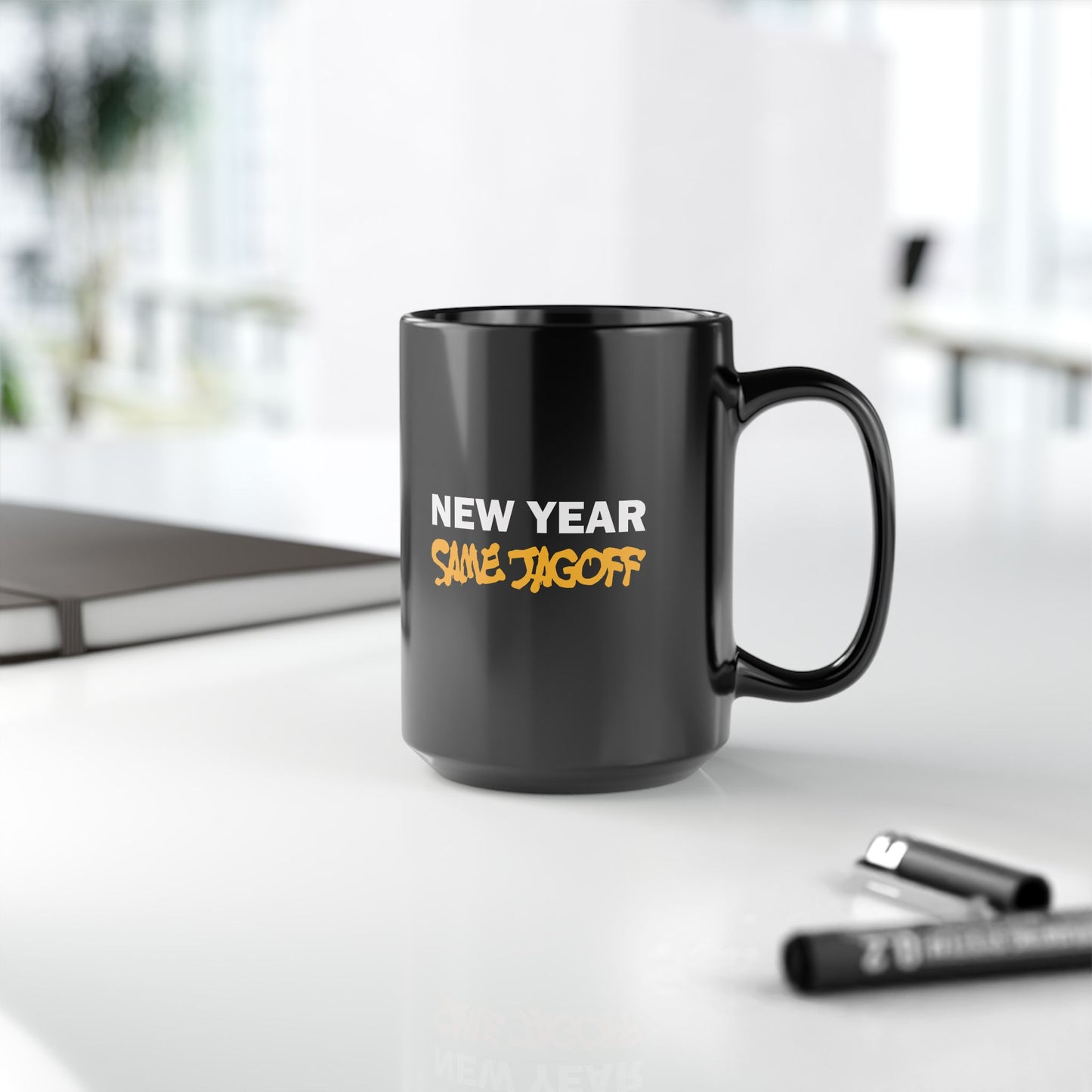 New Year Same Jagoff 15 oz Coffee Mug | Pittsburghese Mug | Funny Pittsburgh Coffee Cup | Yinzer Humor Gift