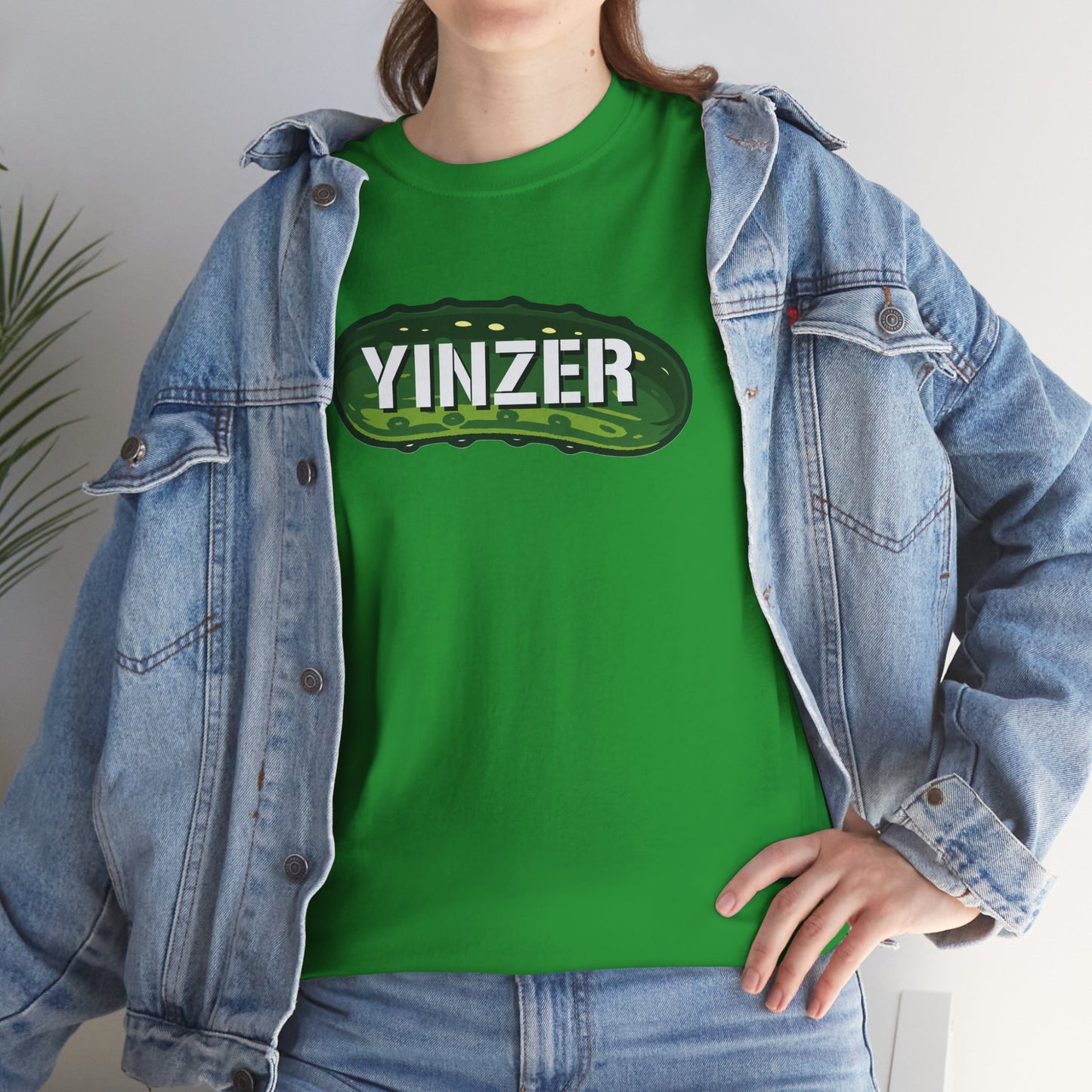 YINZER Pickle Shirt | Pittsburghese Pickle Graphic Tee | Funny PGH Pride Gift | Steel City Humor