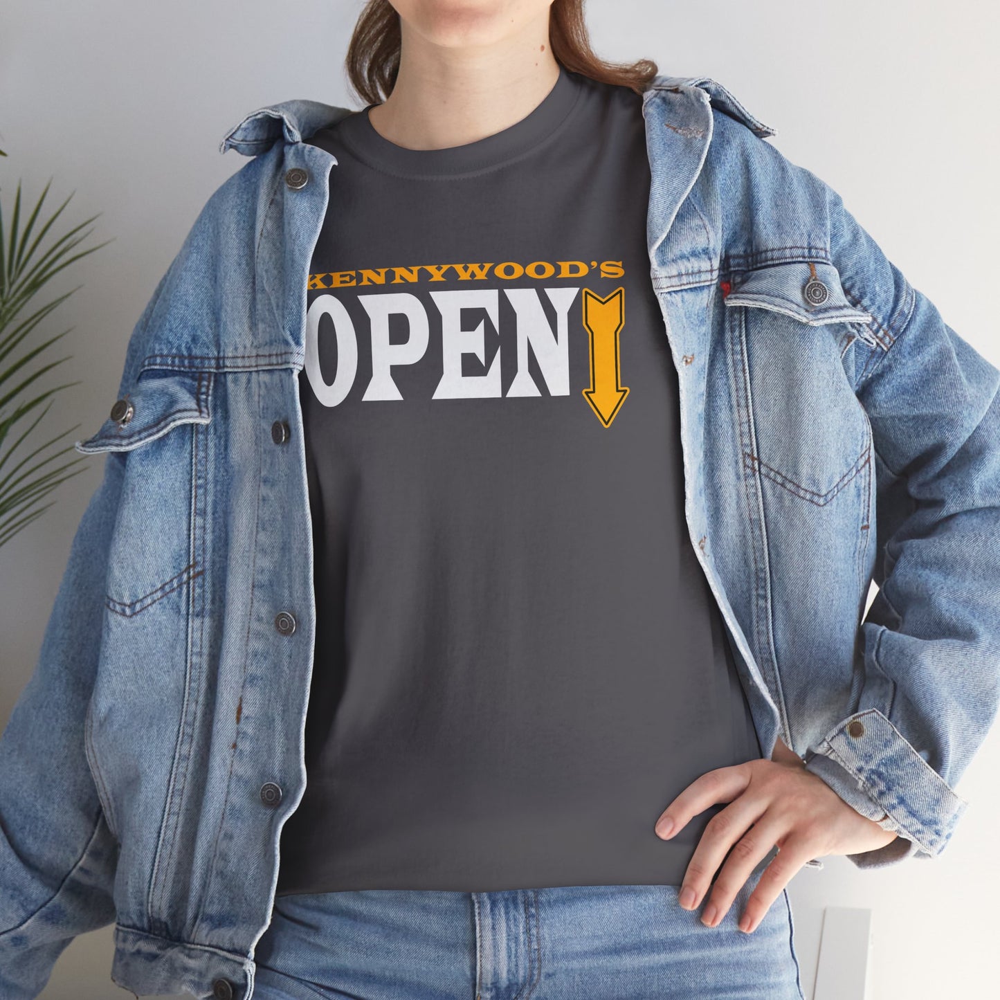Kennywoods Open Shirt | Funny Pittsburghese Tee | Yinzer Slang Zippers Down Joke | Pittsburgh Humor