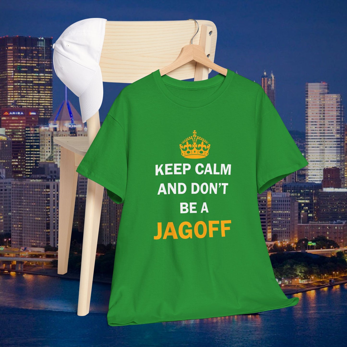 Keep Calm and Dont Be a Jagoff T-Shirt | Funny Pittsburghese Shirt | Yinzer Humor PGH Tee | Pittsburgh Gift