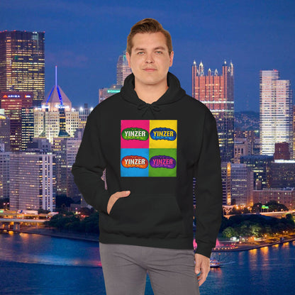 Yinzer Pickle Hoodie, Warhol Inspired Pittsburgh Hoodie, Pittsburghese Pickle Sweatshirt, Pop Art Yinzer Pullover