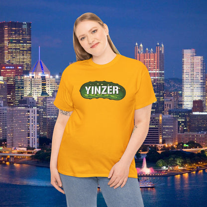 YINZER Pickle Shirt | Pittsburghese Pickle Graphic Tee | Funny PGH Pride Gift | Steel City Humor