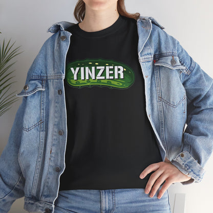 YINZER Pickle Shirt | Pittsburghese Pickle Graphic Tee | Funny PGH Pride Gift | Steel City Humor