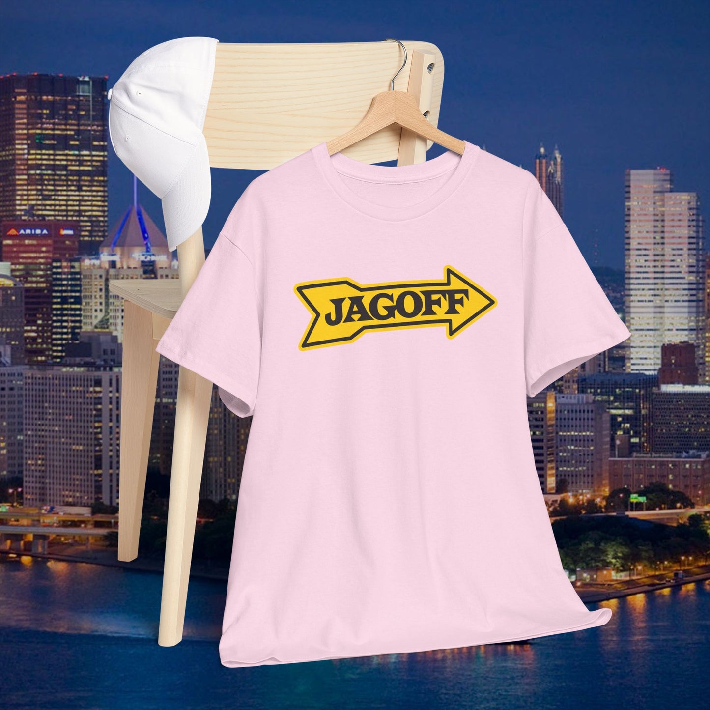 Jagoff Kennywood Sign Parody T-Shirt | Pittsburghese Yinzer Shirt | Funny Pittsburgh Tee | Steel City Humor | Jagoff Gift