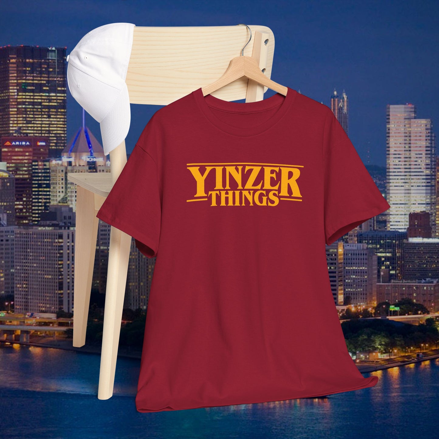Yinzer Things T-Shirt | Pittsburgh Parody Tee | Stranger Things Inspired | PGH Humor Shirt | Steel City Gift
