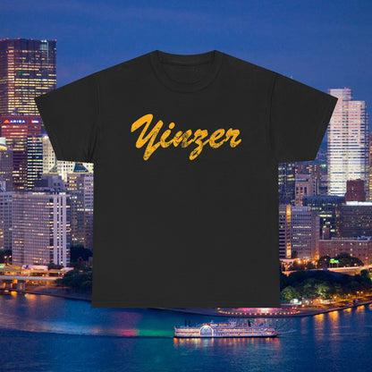 Yinzer T-Shirt, Distressed Pittsburgh Shirt, Pittsburghese Graphic Tee, Steel City Gift, Vintage Burgh Apparel