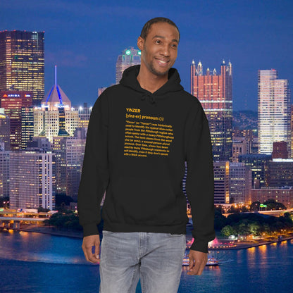 Yinzer Definition Hoodie | Pittsburghese Slang Sweatshirt | PGH Steel City Pullover | Yinzer Pride Hoodie | Funny Pittsburgh Gift