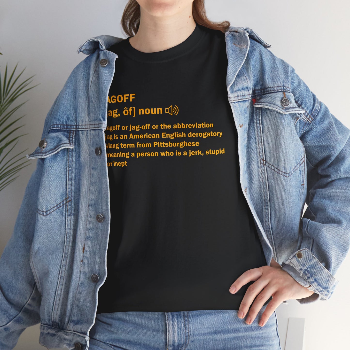 Jagoff Definition T-Shirt | Pittsburghese Slang Tee | Yinzer Humor Shirt | PGH Steel City Gift | Funny Pittsburgh Apparel