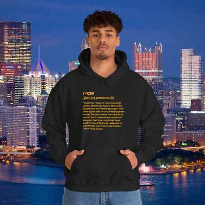 Yinzer Definition Hoodie | Pittsburghese Slang Sweatshirt | PGH Steel City Pullover | Yinzer Pride Hoodie | Funny Pittsburgh Gift