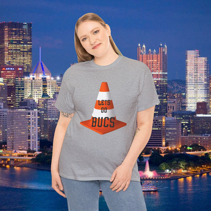 Lets Go Bucs Traffic Cone Shirt, Pittsburgh Pirates Fan Tee, Lucky Cone Baseball Shirt, Pittsburgh Baseball Graphic T Shirt