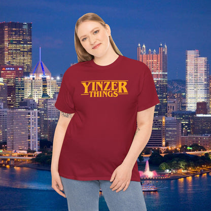Yinzer Things T-Shirt | Pittsburgh Parody Tee | Stranger Things Inspired | PGH Humor Shirt | Steel City Gift