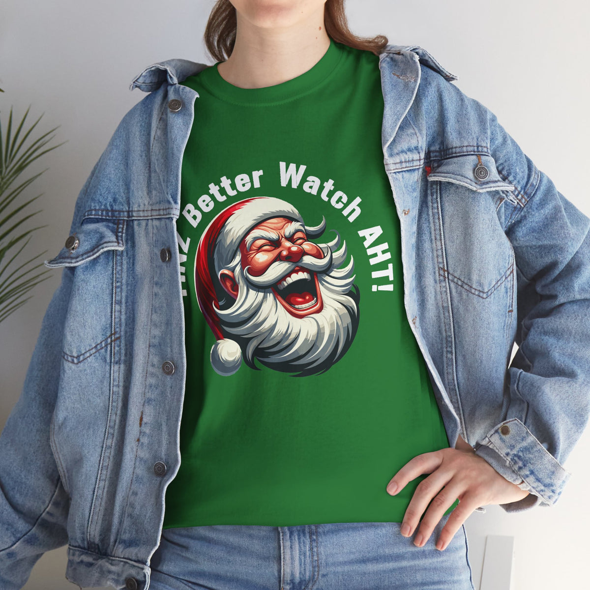 Yinz Better Watch Aht T-Shirt, Funny Pittsburgh Christmas Shirt, Santa Yinzer Tee, Pittsburghese Holiday Gift