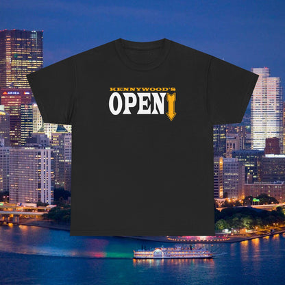 Kennywoods Open Shirt | Funny Pittsburghese Tee | Yinzer Slang Zippers Down Joke | Pittsburgh Humor