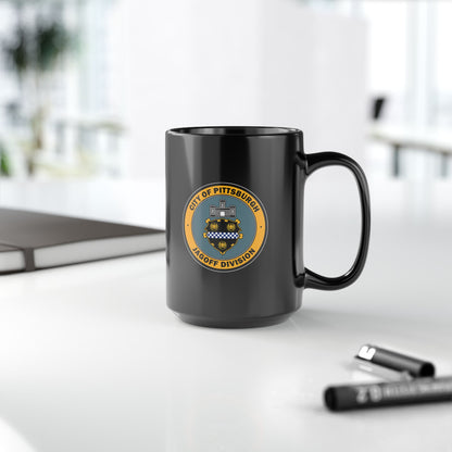 Jagoff Division 15oz Coffee Mug City of Pittsburgh Emblem Coffee Cup | Funny Pittsburgh Mug | Yinzer Gift | Steel City