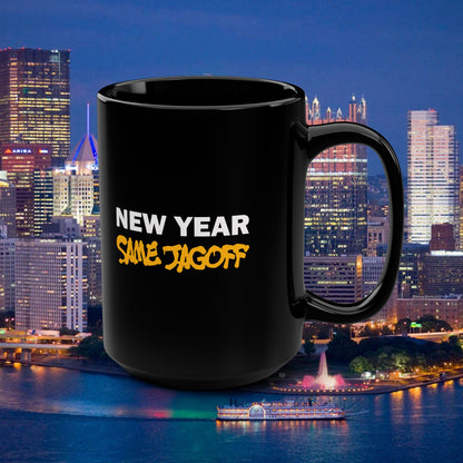 New Year Same Jagoff 15 oz Coffee Mug | Pittsburghese Mug | Funny Pittsburgh Coffee Cup | Yinzer Humor Gift