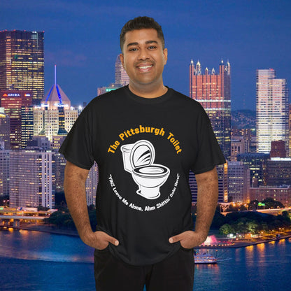 Pittsburgh Toilet T-Shirt, Funny Yinzer Shirt, Pittsburghese Tee, Burgh Bathroom Humor