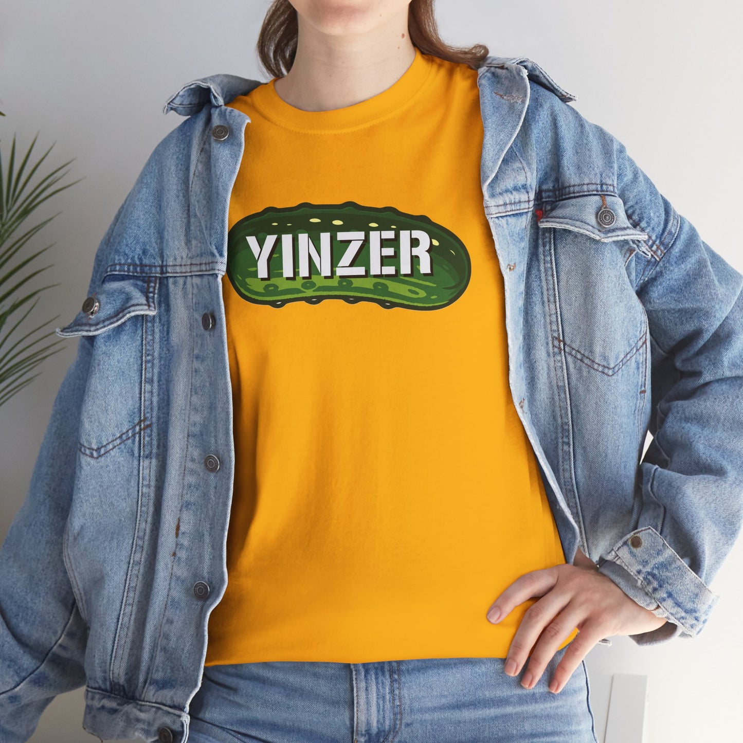 YINZER Pickle Shirt | Pittsburghese Pickle Graphic Tee | Funny PGH Pride Gift | Steel City Humor