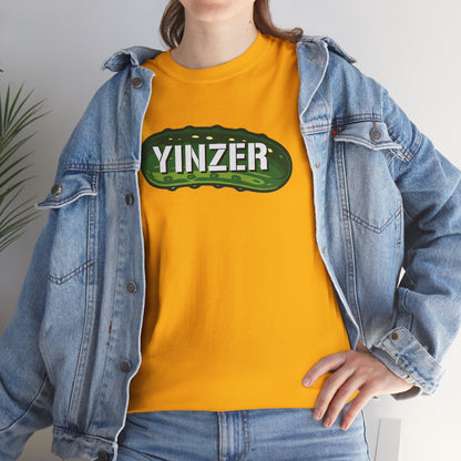 YINZER Pickle Shirt | Pittsburghese Pickle Graphic Tee | Funny PGH Pride Gift | Steel City Humor