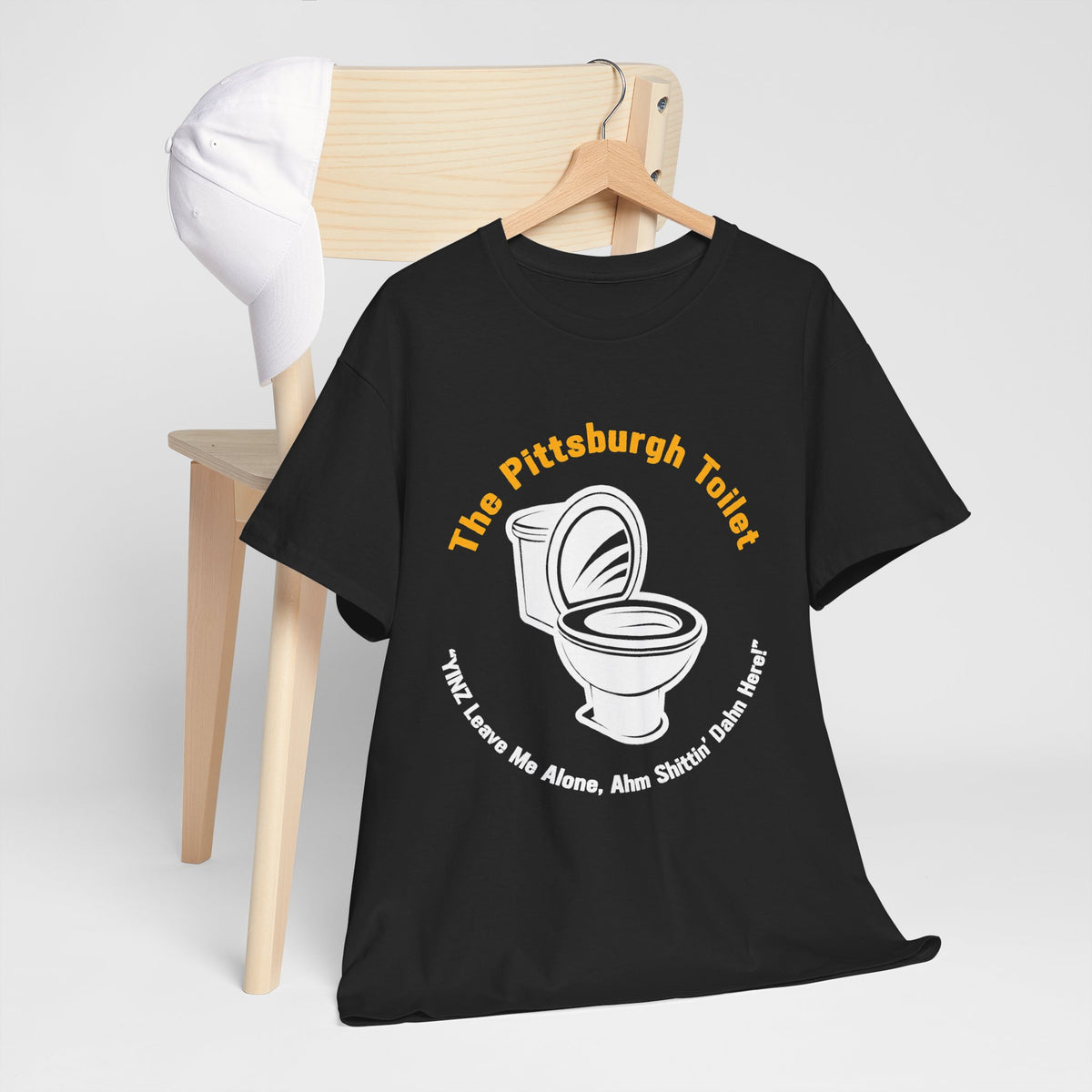 Pittsburgh Toilet T-Shirt, Funny Yinzer Shirt, Pittsburghese Tee, Burgh Bathroom Humor
