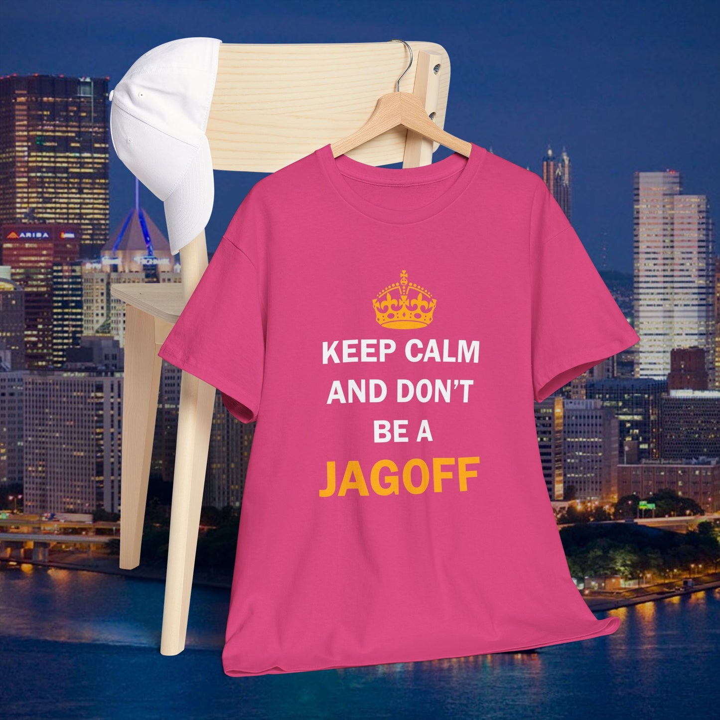 Keep Calm and Dont Be a Jagoff T-Shirt | Funny Pittsburghese Shirt | Yinzer Humor PGH Tee | Pittsburgh Gift