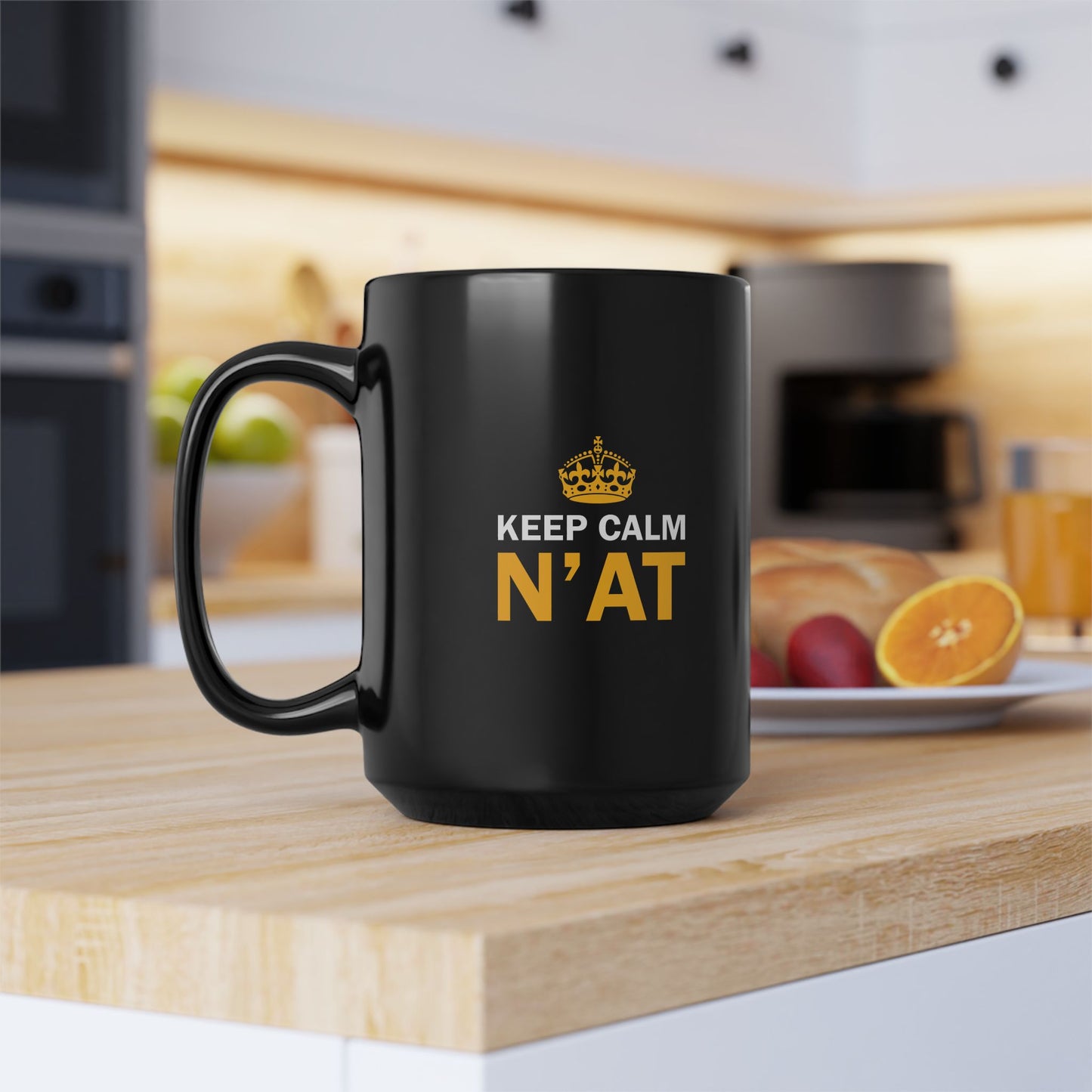 Keep Calm Nat 15oz Coffee Mug | Pittsburghese Mug | Funny Yinzer Cup | PGH Slang Gift | Pittsburgh Coffee Mug