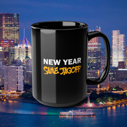 New Year Same Jagoff 15 oz Coffee Mug | Pittsburghese Mug | Funny Pittsburgh Coffee Cup | Yinzer Humor Gift