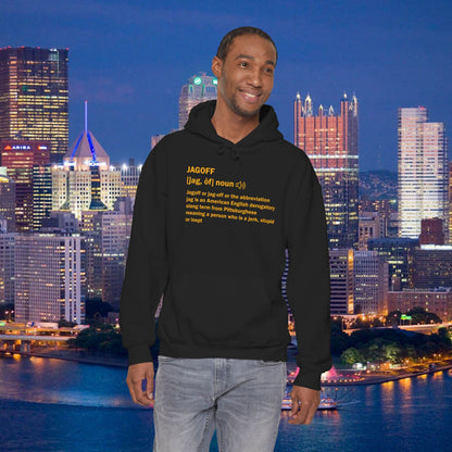 Jagoff Definition Hoodie | Pittsburghese Slang Sweatshirt | Yinzer Humor Hoodie | PGH Steel City Pullover | Funny Pittsburgh Gift