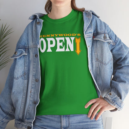 Kennywoods Open Shirt | Funny Pittsburghese Tee | Yinzer Slang Zippers Down Joke | Pittsburgh Humor