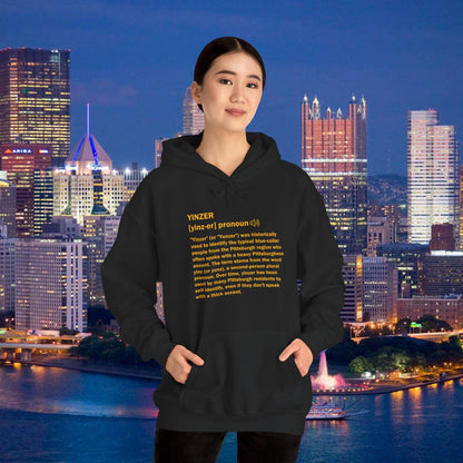 Yinzer Definition Hoodie | Pittsburghese Slang Sweatshirt | PGH Steel City Pullover | Yinzer Pride Hoodie | Funny Pittsburgh Gift