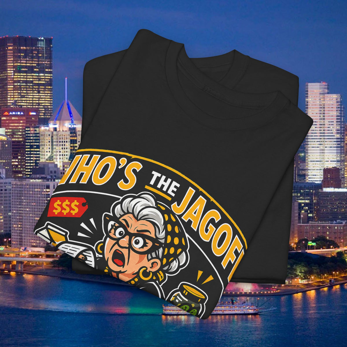 Who Sold the Iggle T-Shirt, Pittsburgh Jagoff Shirt, Funny Yinzer Grocery Tee, Pittsburghese Humor Gift, Black and Gold Local Shirt