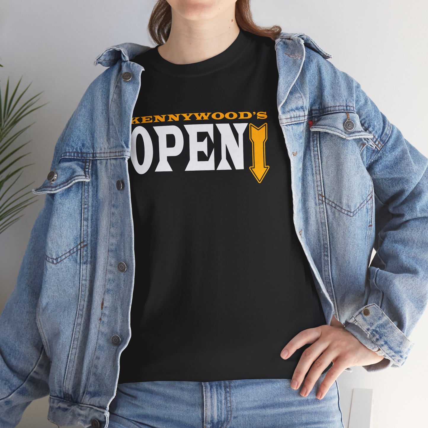 Kennywoods Open Shirt | Funny Pittsburghese Tee | Yinzer Slang Zippers Down Joke | Pittsburgh Humor