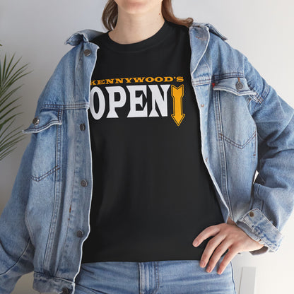 Kennywoods Open Shirt | Funny Pittsburghese Tee | Yinzer Slang Zippers Down Joke | Pittsburgh Humor