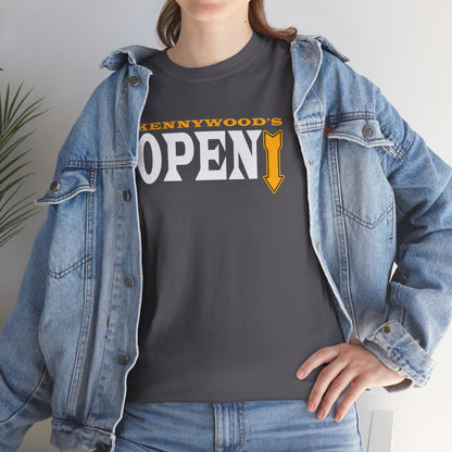 Kennywoods Open Shirt | Funny Pittsburghese Tee | Yinzer Slang Zippers Down Joke | Pittsburgh Humor