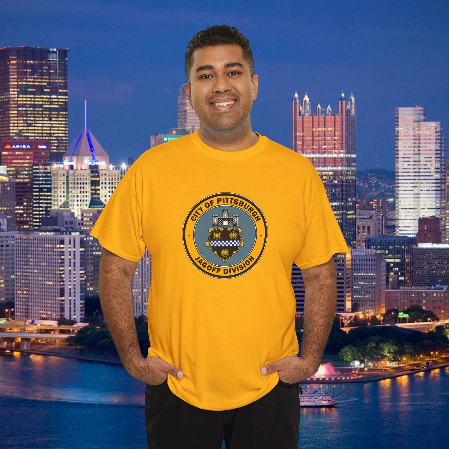 Jagoff Division T-Shirt Pittsburgh | Funny PGH Tee | Yinzer Shirt | Steel City Gift | Pittsburghese