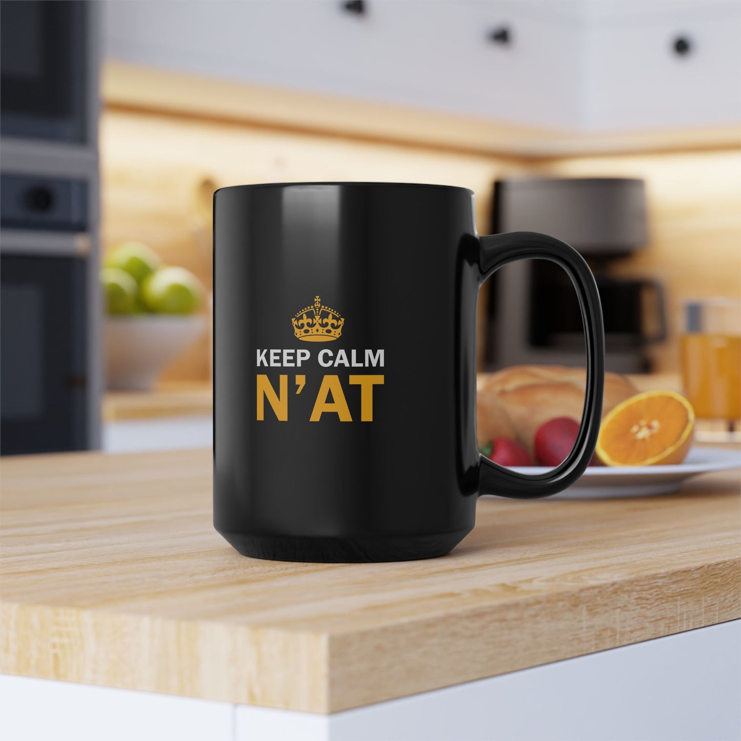Keep Calm Nat 15oz Coffee Mug | Pittsburghese Mug | Funny Yinzer Cup | PGH Slang Gift | Pittsburgh Coffee Mug