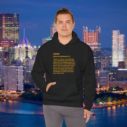 Yinzer Definition Hoodie | Pittsburghese Slang Sweatshirt | PGH Steel City Pullover | Yinzer Pride Hoodie | Funny Pittsburgh Gift