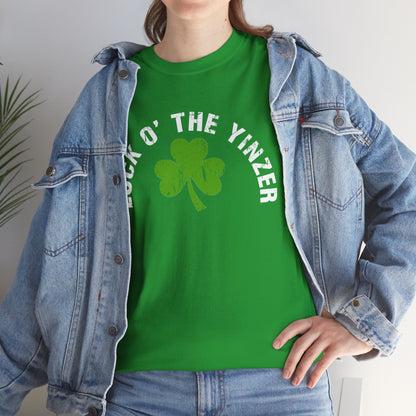 Luck O The Yinzer T-Shirt Shamrock Pittsburghese Tee | Funny St. Patricks Day Shirt | Pittsburgh Irish Gift | Yinzer Tee