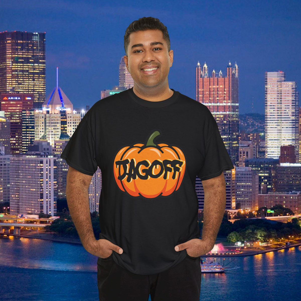 Halloween Jagoff T-Shirt, Pittsburgh Pumpkin Shirt, Funny Pittsburghese Tee, Yinzer Halloween Shirt, Spooky Burgh Gift