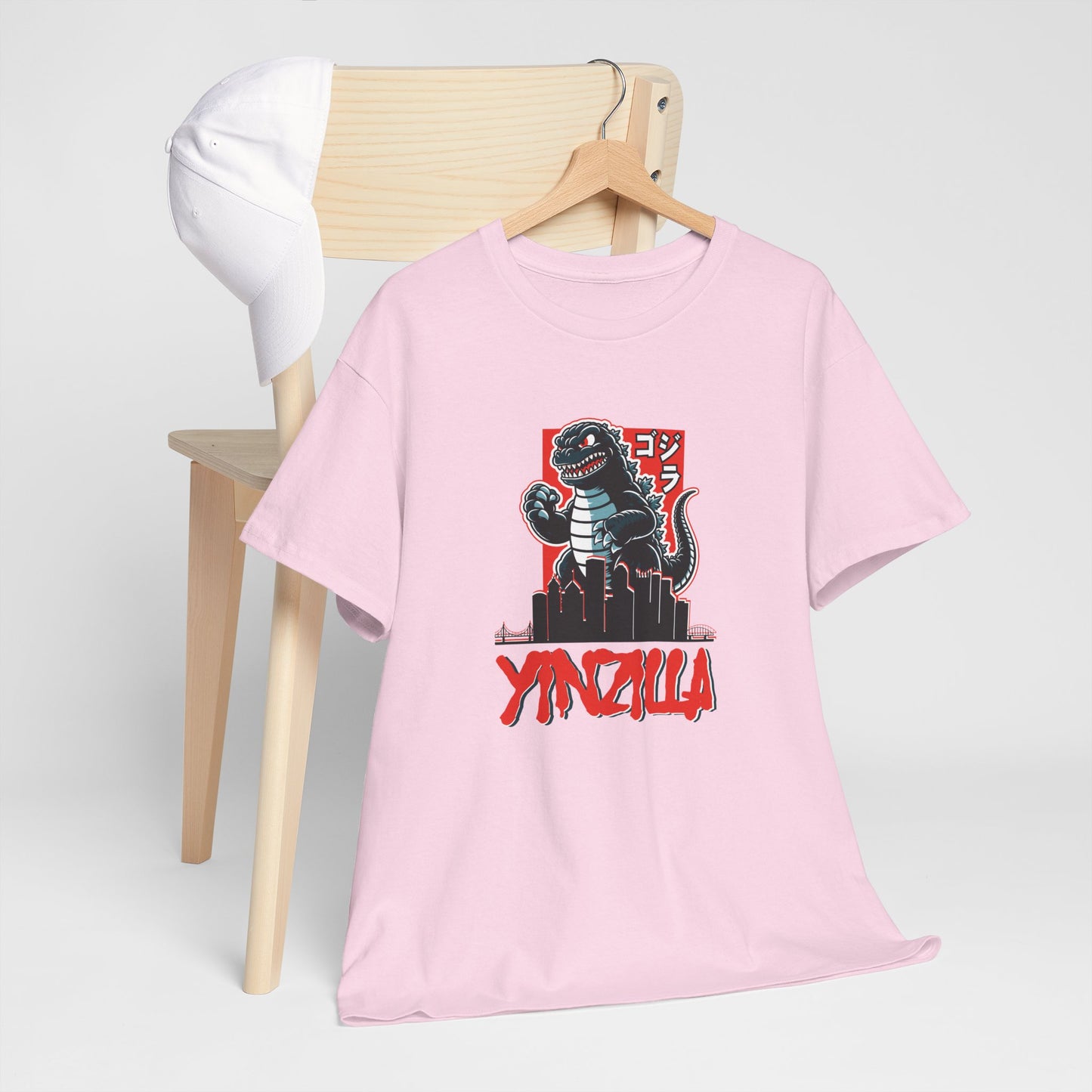 YINZILLA T-Shirt  Giant Lizard & Pittsburgh Skyline Silhouette Funny Yinzer PGH Monster Tee