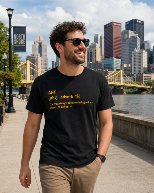 Aht Pittsburghese Definition Shirt, Funny Yinzer T Shirt, Pittsburgh Slang Tee, Go Aht Graphic Shirt, Pittsburgh Gift