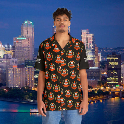 Hoist The Cone Pittsburgh Pirates Hawaiian Shirt, Hoist the Cone Aloha Shirt, Lets Go Bucs Traffic Cone Button Up, Yinzer Baseball Fan Shirt