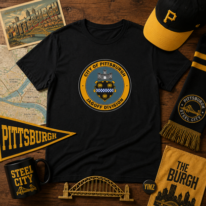 Jagoff Division T-Shirt Pittsburgh | Funny PGH Tee | Yinzer Shirt | Steel City Gift | Pittsburghese