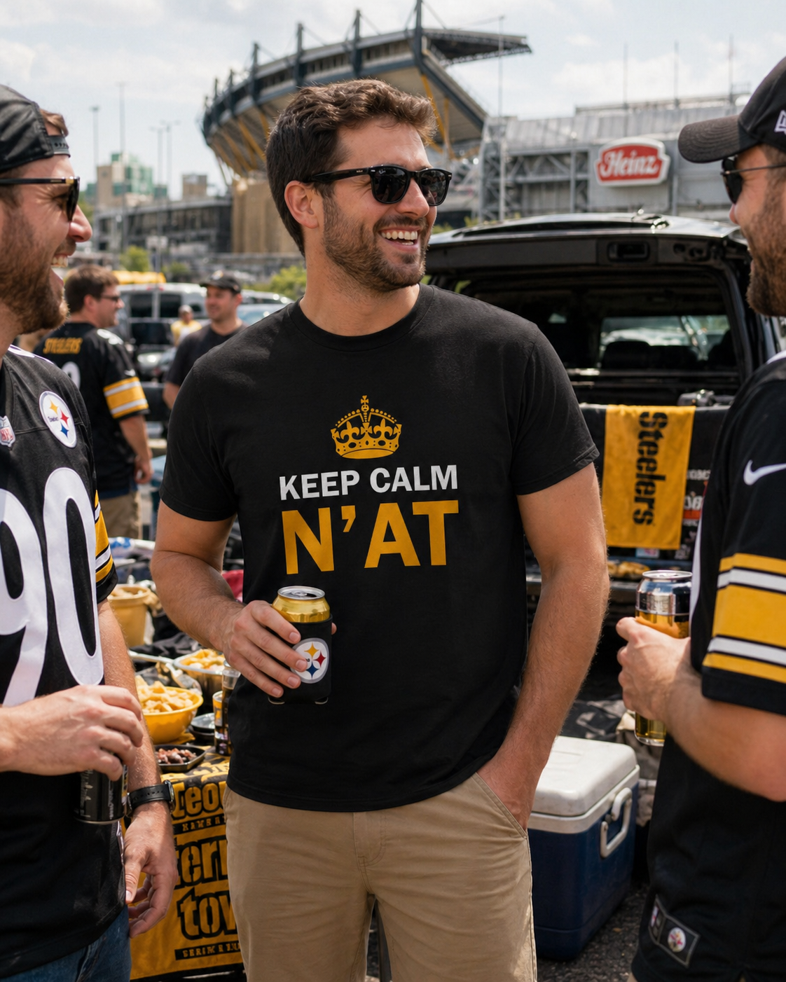 Keep Calm Nat T-Shirt | Pittsburghese Shirt | Funny Yinzer Tee | PGH Slang Shirt | Pittsburgh Gift
