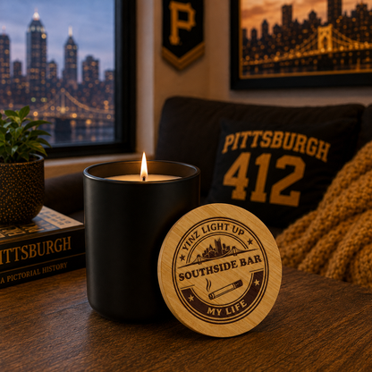Southside Bar Candle, Funny Pittsburgh Gift, 14oz Soy Candle, Yinzer Gift, Pittsburghese Home Decor, Conversation Starter Candle