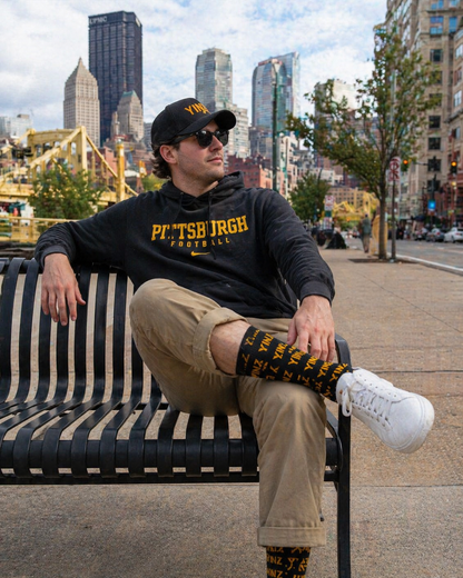 YINZ Socks Pittsburghese Socks | Yinzer Gift | Pittsburgh Socks | Funny Steel City Socks | Unisex Crew Socks